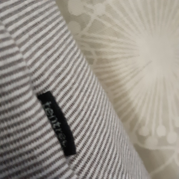 TenTree open back medium striped short sleeve shirt - Picture 3 of 6